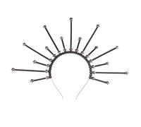 Serre-tête pour femme VirginMary - Serre-tête de mariage SunGoddess - Tiaras baroques - Accessoire de fête - Décoration de cheveux