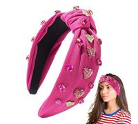 Serre-tête pour la Saint Valentin : bandeaux larges pour femmes, bandeaux élégants pour filles, accessoires de maquillage pour fêtes de Noël