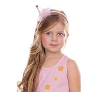 Serre-tête Princesse rose - Chapeau de princesse dans le bruissement rose