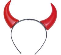 P'TIT CLOWN - 51306 - Serre-tête de Diable - Accessoire de Déguisement - Pour Carnaval, Fêtes à Thèmes, Halloween, La Grande Boucle, Nouvel An, St Valentin, Cosplay, Manga, EVG, EVJF - Adulte
