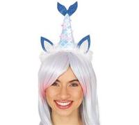 serre-tête queue sirène bleu adulte - guirca 18758 Bleu G