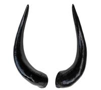 Serre-tête réaliste en fausse corne de diable noir merveilleux pour Halloween et occasions spéciales - Cornes artificielles longues