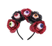 Serre-tête réglable effrayant avec globe oculaire - Accessoire de costume effrayant pour fêtes d'Halloween, cosplay, événements sur le thème de l'horreur - Parfait pour adultes et adolescents