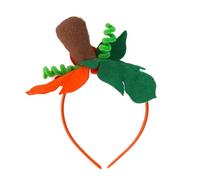Serre-tête réglable en forme de citrouille pour Halloween, fête costumée, pratique, léger, unisexe, accessoire de coiffure flexible, accessoires de cheveux citrouille