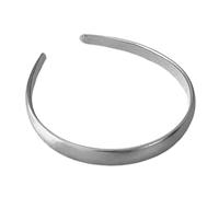 Serre-tête réglable en similicuir doré enveloppé fin avec finition luxueuse en matériau satiné polyvalent design sophistiqué argenté