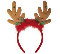 Serre-tête renne avec grelots - PTIT CLOWN - Accessoire de déguisement de Noël - Marron - Multicolore