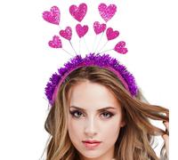Serre-tête romantique en forme de cœur pour la Saint-Valentin, carnaval, fête, accessoires photographiques, rendez-vous galants Rockia