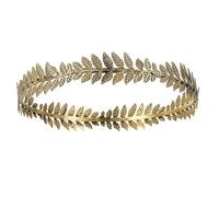 Serre-tête rond style baroque vintage feuilles diadèmes pour mariage, fête costumée, anniversaire, bal de fin d'année, Halloween, cosplay, Medium, Alliage, Pas de gemme