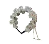 Serre-tête squelette de sorcière sang foncé pour fête, diable squelette animation pour spectacle en direct, jeu de rôle