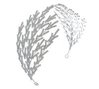 Serre Tete Strass Mariage Cristal De Mariée Bandeau Bandeaux Bijoux Cheveux Vignes de Fleur de Cristal Bijoux Cheveux Serre-têtes de Mariage Headband Bandeau de Couronne pour Mariée Femmes