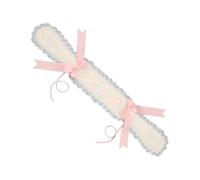 Serre-tête tendance avec oreilles de lapins avec bordure en dentelle et nœud papillon pour femmes et adolescents à porter au quotidien Accessoires de cosplay Anime Bowknot Hairband