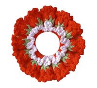 Serre-tête tendance en crochet avec fleurs robustes en tricot élastique - Accessoire de cheveux - Décoration pour tenues élégantes - Bandeau floral