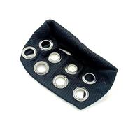 Serre-tête tendance punk avec œillets creux et influence rock en métal pour femme