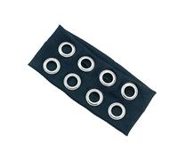 Serre-tête tendance punk avec œillets creux et influence rock en métal pour femme