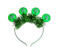 Serre-tête trèfle lumineux à LED - Accessoire de fête - Vert