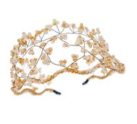 Serre-tête tressé élégant pour mariage, bal de fin d'année, anniversaire, maquillage