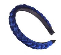Serre-tête tressé en velours de couleur unie avec dents antidérapantes pour lavage du visage - Bandeau torsadé pour femme - Serre-tête noué - Anneaux à cheveux croisés - Pinces à cheveux rétro
