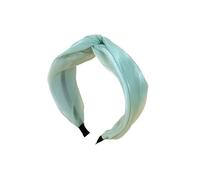 Serre-tête tressé, style haut de gamme avec petite épingle à cheveux parfumée, bandeau doux (vert)