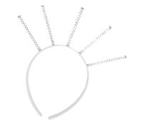 Serre-tête uni avec ressort pour concours de beauté, bal de fin d'année, coiffe décontractée pour femmes, hommes, filles, écolières, pinces à cheveux pour femmes