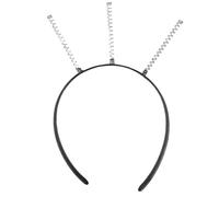 Serre-tête uni avec ressort pour concours de beauté, bal de fin d'année, coiffe décontractée pour femmes, hommes, filles, écolières, élégante pince à cheveux au quotidien