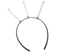 Serre-tête uni avec ressort pour concours de beauté, bal de fin d'année, coiffe décontractée pour femmes, hommes, filles, écolières, accessoire décoratif pour cheveux
