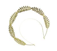 Serre-tête unique en forme de feuille de déesse dorée - Ornement de cheveux - Couronne de mariée pour femme et événement costumé