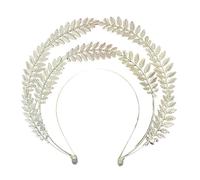 Serre-tête unique en forme de feuille de déesse dorée - Ornement de cheveux - Couronne de mariée pour femme et événement costumé