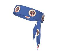 Serre-tête unisexe avec drapeau de l'État du Minnesota pour tennis, ninja, course à pied