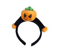 Serre-tête unisexe en forme de citrouille de dessin animé pour femme - Pour fête d'Halloween - Diable - Noir