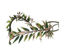 Serre-tête vert tendance avec des designs vintage taille réglable en alliage robuste pour un look sophistiqué