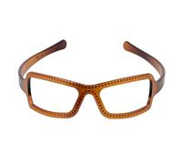 Serre-tête vintage en forme de monture de lunettes de soleil pour femmes - Ornement de cheveux doux - N6z9 - Bande de cheveux tendance