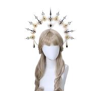 Serre-tête vintage pour femme - Dieu mère - Pour Halloween, fête d'Halloween - Fait à la main - Kits de coiffe