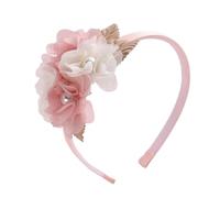 Serre-têtes à fleurs artificielles for filles, serre-tête tendance en perles for enfants, couronne de fleurs, couvre-chef de fête(F)