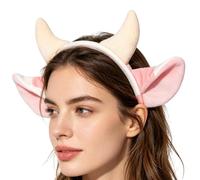 Serre-têtes Animaux Fermiers Mignonnes Oreilles Et Cornes De Vache Pour | Bandeaux Cornes Animales Pour De Rôle Fête De Scène Bal Masqué Et