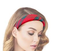 Serre-Têtes De Noël Pour Femmes Accessoires pour Cheveux à Carreaux Rouges