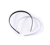 Serre-Têtes Noir Et Blanc 2 Pièces 1 Cm