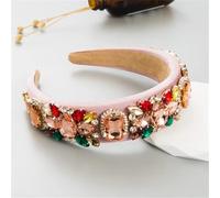 Serre-têtes Roses Scintillants en Cristal et Strass pour Femmes, Accessoires pour Cheveux, diadèmes de Mariage pour Filles (13)