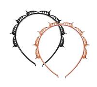 Serre-Têtes Tressés avec Pinces,2 pcs Femmes Bandeau Cheveux Double Couche Antidérapant + Accessoire Coiffure Serre Tete avec Pince pour Frange,Brillantins & Style Coréen
