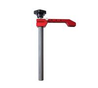 Serre-trou en alliage d'acier avec mécanisme à cliquet réglable, conçu pour sécuriser fermement les pièces sur les établis et les surfaces de travail du bois (19 mm)