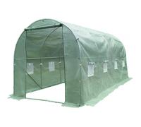 Serre tunelle de Jardin 4,5 x 2 m Lys - 9 m² - 130g - Vert
