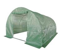 Serre tunelle de Jardin 4 x 3 m Lys - 12 m² - 140g - Vert