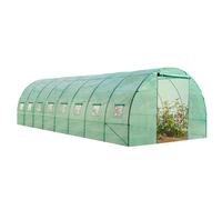 Serre tunnel de jardin 24M² verte gamme maraîchère DES ANDES 8x3M