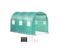 Serre Tunnel De Jardin VEVOR 365.7x213.3x213.3cm En Acier Galvanisé Couverture Étanche PE