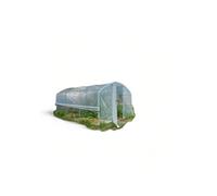 Serre Tunnel de Jardin 3x4,5m Acier Galvanisé PE Haute Densité 200µ Transparent 13,5m² Pieds Droits Toutes Saisons - Gamme 4 Saisons