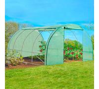 Serre Tunnel De Jardin 4 Saisons 12 M² Verte Gamme Maraîchère Zebra 4x3m Vert