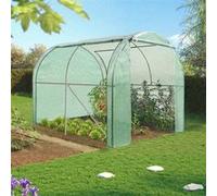 Serre tunnel de jardin 4 saisons 6M² verte gamme maraichère ROMA 2x3M