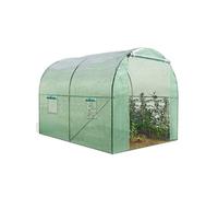Serre tunnel de jardin 6M² verte gamme maraichère ROMA 2x3M
