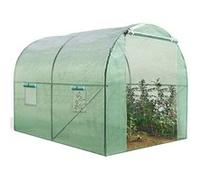 Serre tunnel de jardin 6M² verte gamme maraichère ROMA 2x3M
