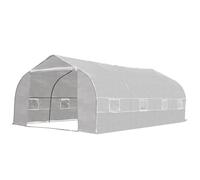 Serre tunnel de jardin XXL VIRGIL blanche