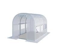 Serre tunnel - TOOLPORT - 2x3m - Bâche PE 180g/m² - Construction robuste - Protection contre le vent